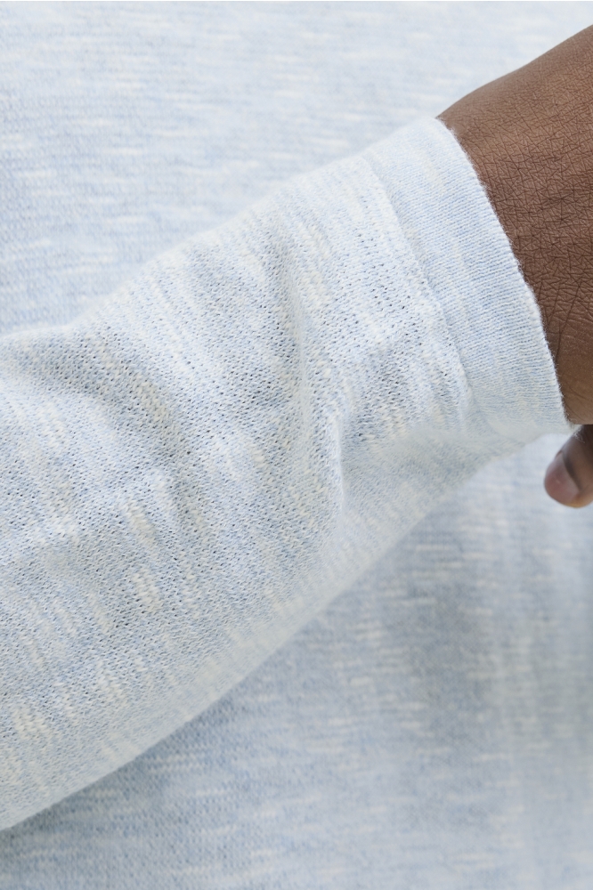 JJESUMMER KNIT CREW NECK SN 12269631 CHAMBRAY BLUE